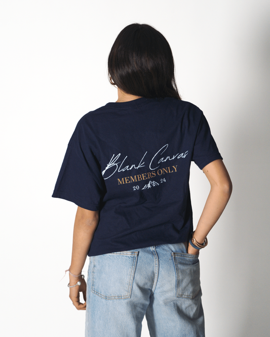 T-shirt Unisexe MEMBERS ONLY // Bleu marine